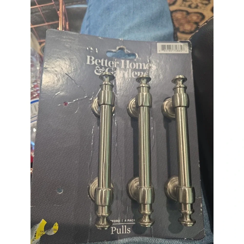 better homes and gardens safford pulls 3 pack satin nickel As Pictured